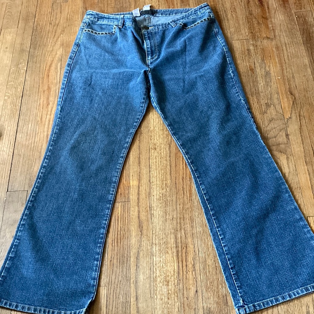 Jones New York stretch flare jeans